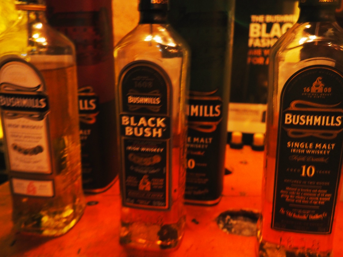 Bushmills Black Bush Irish Whiskey undercover bars secret bars