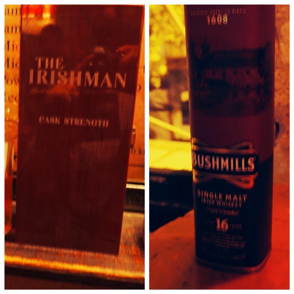 Irishman and Bushmill 16yr Single Male undercover bars secret bars